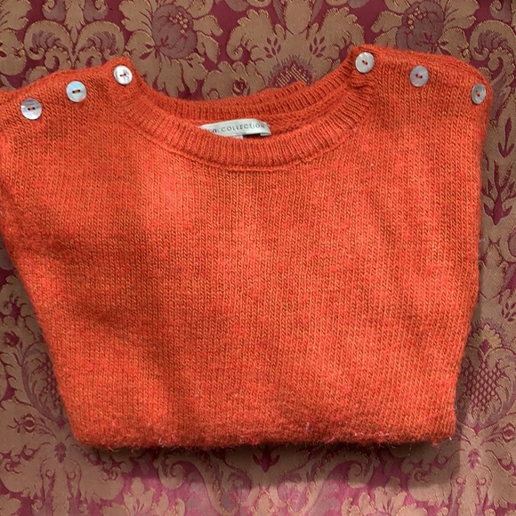 Mango knit sweater wool blend rust - Picture 6 of 8
